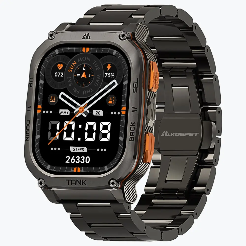kospet-tank-m3-ultra-smartwatch-black-with-stainless-steel-straps-5-min